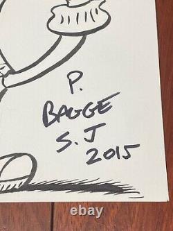 Peter Bagge Signed Original Artwork / Sketch Buddy Bradley 9x12 One Of A Kind