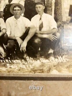 Photo originale unique de 1916. Huntington & Genry Électricien. Vieille photo(R)