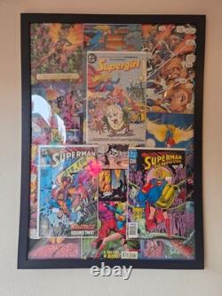 Pièce d’exposition unique « super girl » et « superman » — rendu artistique ART