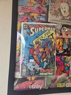 Pièce d’exposition unique « super girl » et « superman » — rendu artistique ART