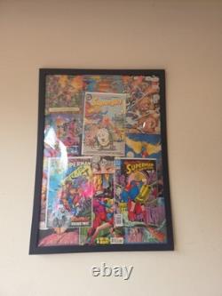 Pièce d’exposition unique « super girl » et « superman » — rendu artistique ART