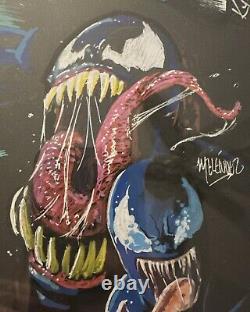 Pièce de collection VENOM avec 4 esquisses et signatures d'artistes - CGC 9.6! Unique en son genre