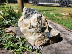 Pièce de collection unique en son genre, grand cristal de quartz blanc de 12 lbs, Monts Blue Ridge