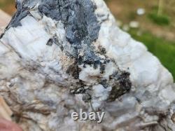 Pièce de collection unique en son genre, grand cristal de quartz blanc de 12 lbs, Monts Blue Ridge Pièce de collection unique en son genre, grand cristal de quartz blanc de 12 lbs, Monts Blue Ridge