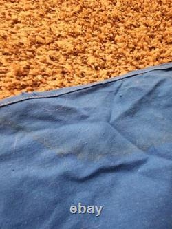 Pièce vintage unique en son genre, signe de paix, drapeau/bannière américain fait main, 106 x 53, années 60