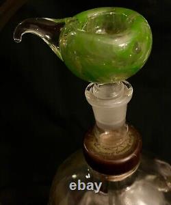 Pipe à eau en verre bong bubbler Crâne de cristal Unique et unique