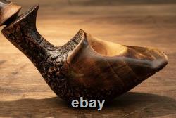 Pipe artisanale unique en son genre Darren Peditto Elephant Trunk Freehand non fumée