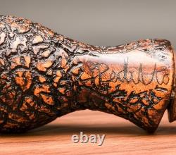 Pipe artisanale unique en son genre Darren Peditto en forme de trompe d’éléphant, non fumée, freehand