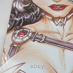 Planche de skateboard Wonder Woman unique en son genre, personnalisée par l’artiste de bande dessinée JAMIE TYNDALLS