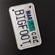 Plaque D'immatriculation De Moto Bigfoot Californie Unique En Son Genre