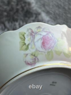 Plaque de fleur super rare et unique fabriquée en France vers 1900