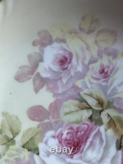 Plaque de fleur super rare et unique fabriquée en France vers 1900