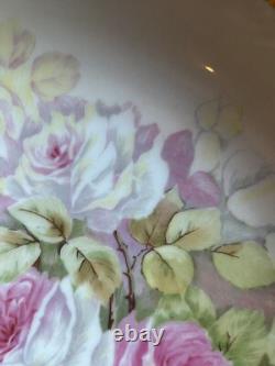 Plaque de fleur super rare et unique fabriquée en France vers 1900