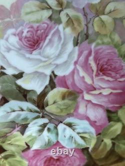 Plaque de fleur super rare et unique fabriquée en France vers 1900