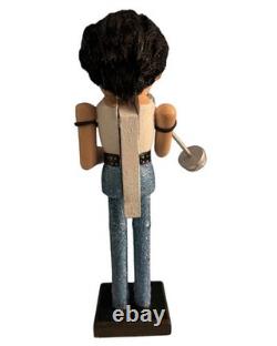 Poupée Casse-Noisette Freddie Mercury de 10,5 pouces, fabriquée à la main, pièce unique