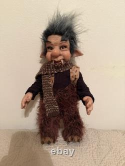 Poupée Troll Faune Satyr OOAK Fabriquée en Russie 33 cm Fait main