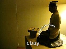 Poupée d'argile de suicide rituel japonais Seppuku Sujet rare Unique et inédit Samouraï