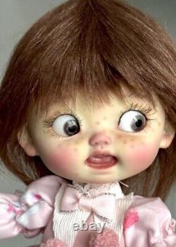 Poupée d'artiste OOAK rare collection Poupée faite à la main non Blythe