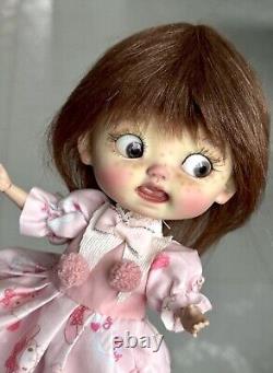 Poupée d'artiste OOAK rare collection Poupée faite à la main non Blythe
