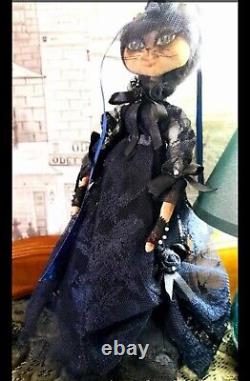 Poupée de collection intérieure faite à la main Kitty la Voleuse, poupée artistique, poupée unique en son genre