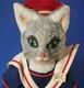 Poup&eacute;e En Feutre De Chat 12 Pouces Unique Et Personnalis&eacute;e Vintage Rawlins Harper 1996