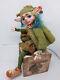 Poupée Fantastique D'art Collectible Faite à La Main Ooak Elfe Maison Fantaisiste Zoomzy