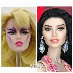 Poupée tête seule Phyllis Pizzazz de Jem et les Hologrammes OOAK Je suis un géant