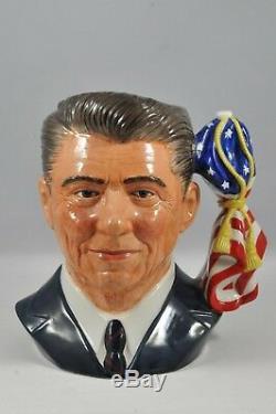 Président Ronald Reagan Royal Doulton Toby Jug Prototype Rare Unique En Son Genre