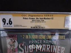 Prince Namor Sub-mariner Limited #2 Série De Signatures De La Ccg Un D'un Genre