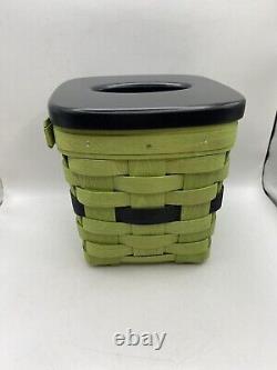 Prototype Longaberger unique de St Patrick en papier tissu haut