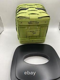 Prototype Longaberger unique de St Patrick en papier tissu haut