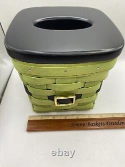 Prototype Longaberger unique de St Patrick en papier tissu haut
