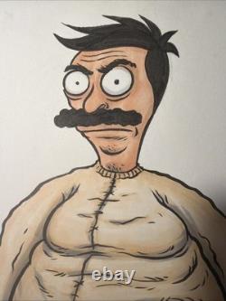RARE Bob unique en son genre dessin original de Bob’s Burgers par Frank Forte