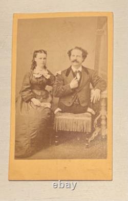RARE Unique Eli Bowen Cirque CDV Musée des Frères Pullman Cincinnati
