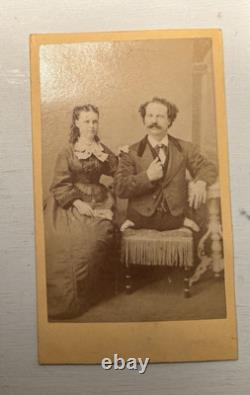 RARE Unique Eli Bowen Cirque CDV Musée des Frères Pullman Cincinnati