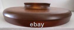 ROSEMALING NORVÉGIEN Assiette / bol en bois peint à la main, pièce unique, 16,5 x 3,5
