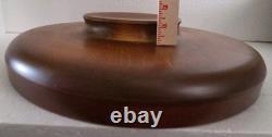 ROSEMALING NORVÉGIEN Assiette / bol en bois peint à la main, pièce unique, 16,5 x 3,5