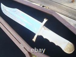 Rare Années 1980 One Of A Kind Buck 903 Knife Custom Handle Leroy Remer Etats-unis