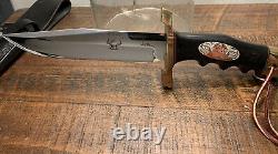 Rare Couteau De Chasse Gil Hibben Kenpo Fait Main