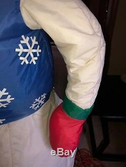 Rare Htf Lifesize Gemmy Snowman 6 Pieds De Haut Sold Out One Of A Kind De Noël