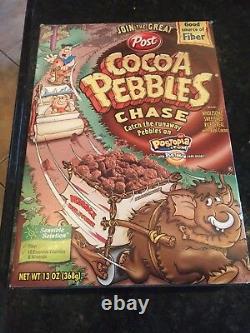Rare One-of-a-kind Explicit Post Cocoa Pebbles Cereal Box Jamais Vu Auparavant