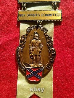Rare United Confédéré Vétérans 42ème Ucv Reunion Chairmans Medal One Of A Kind