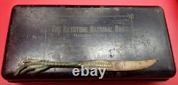 Rare antiquité Keystone National Bank Manheim Philadelphie souvenir unique en son genre