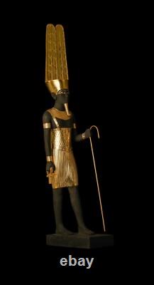 Rare statue pharaonique du dieu Amon-Rê, statuette égyptienne unique en son genre