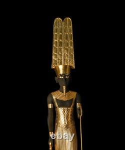 Rare statue pharaonique du dieu Amon-Rê, statuette égyptienne unique en son genre