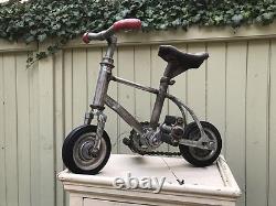 Rare, vintage vélo de clown de cirque 14 x 14 / miniature / pièce unique d’art populaire
