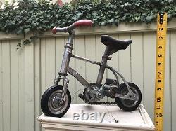 Rare, vintage vélo de clown de cirque 14 x 14 / miniature / pièce unique d’art populaire