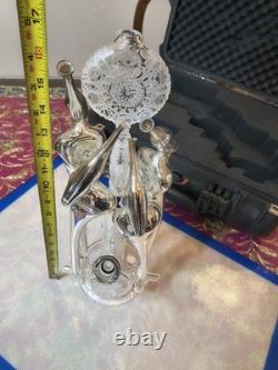 Rarissime pièce unique en verre artistique Heady, rig soufflé aux États-Unis, jamais utilisé, 14 mm