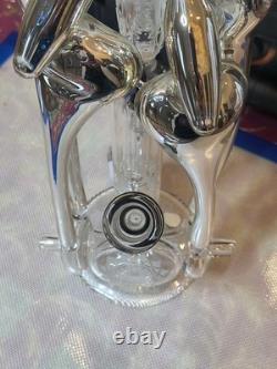 Rarissime pièce unique en verre artistique Heady, rig soufflé aux États-Unis, jamais utilisé, 14 mm