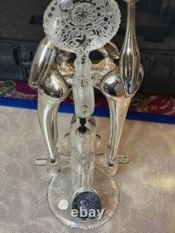 Rarissime pièce unique en verre artistique Heady, rig soufflé aux États-Unis, jamais utilisé, 14 mm